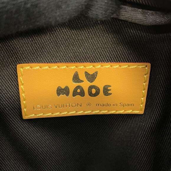 Louis Vuitton Stripe Shoulder Bag Double Phone Pouch LV Nigo - Picture 11 of 11